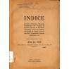 Índice de leyes, decretos, contratos, resoluciones del consejo de estado, patentes de privilegio. 1932
