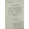 Índice de leyes, decretos, contratos, resoluciones del consejo de estado, patentes de privilegio. 1933