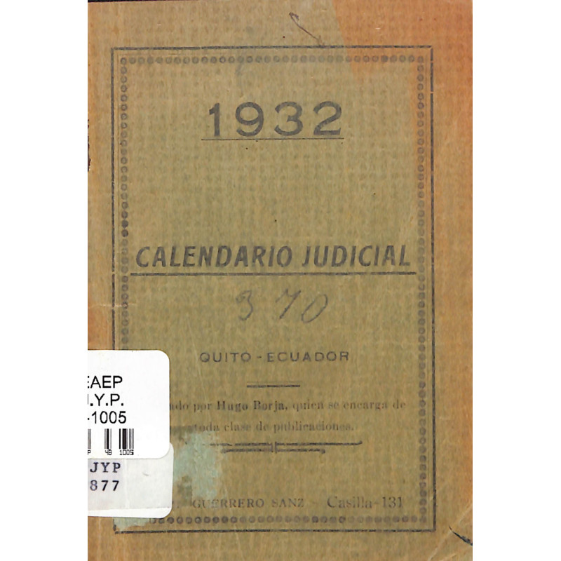 Calendario judicial