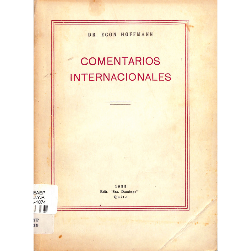 Comentarios internacionales