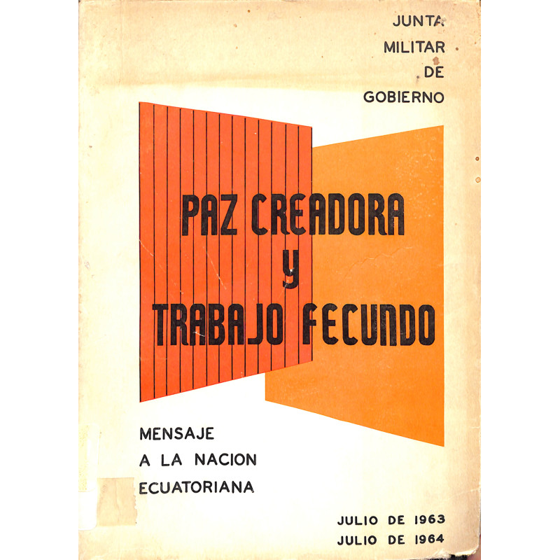 Paz creadora y trabajo fecundo