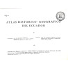 Atlas histórico-geográfico del Ecuador