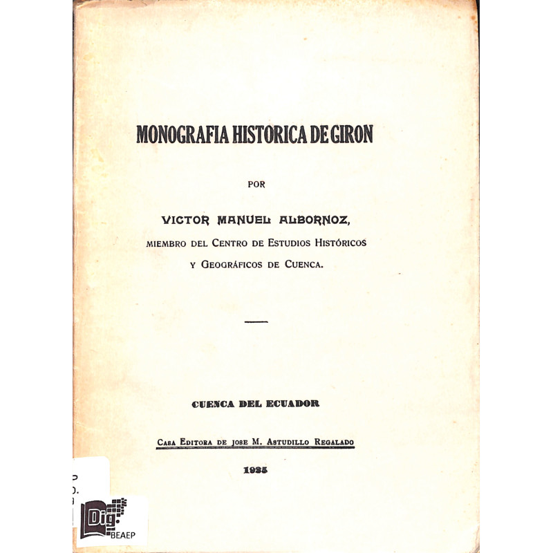 Monografía histórica de Girón