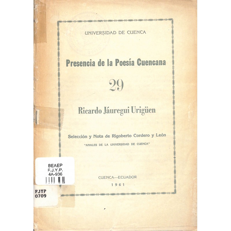 Presencia de la Poesía Cuencana 29