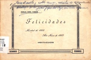 Felicidades. Navidad de 1952. Año nuevo de 1953