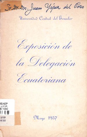 Exposición de la delegación ecuatoriana