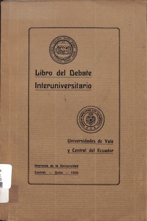 Libro del debate interuniversitario