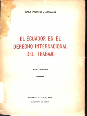 El Ecuador en el derecho internacional del trabajo