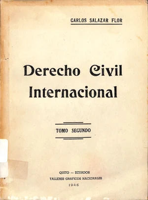 Derecho civil internacional Tomo II