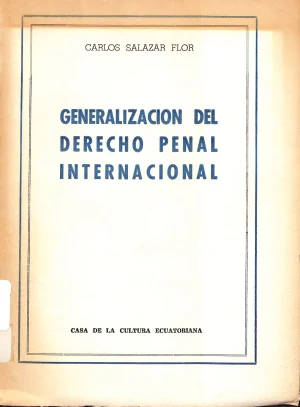 Generalización del derecho penal internacional