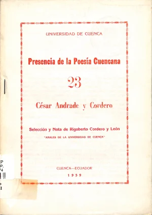 Presencia de la poesía cuencana 23