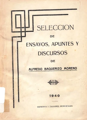 Selección de ensayos, apuntes y discursos