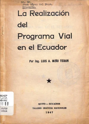 La Realización del programa vial en el Ecuador