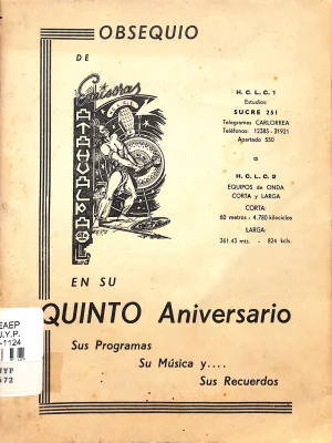 Obsequio de emisoras Atahualpa en su quinto aniversario