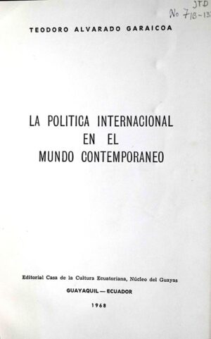 La política internacional en el mundo contemporáneo