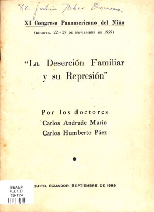 La deserción familiar y su represión