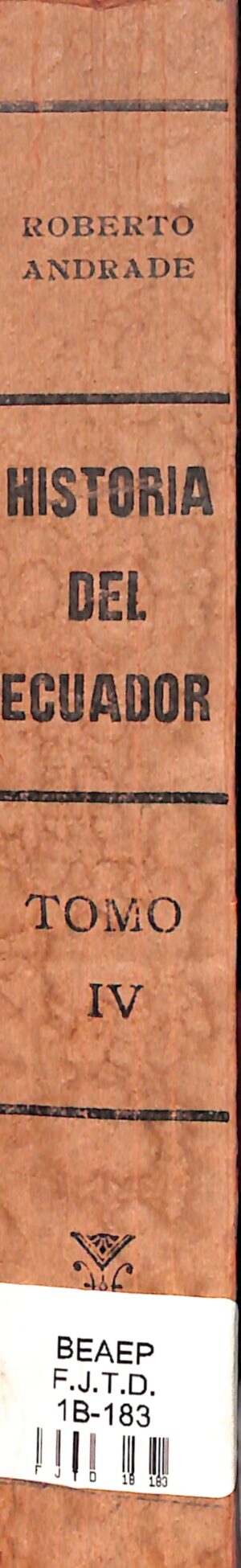 Historia del Ecuador Tomo IV
