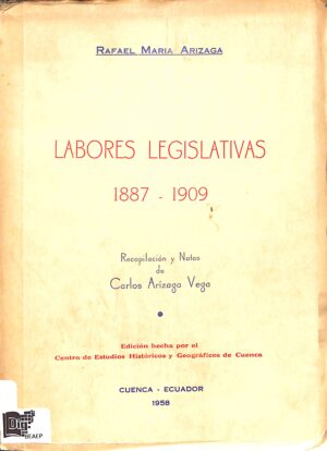 Labores legislativas 1887-1909