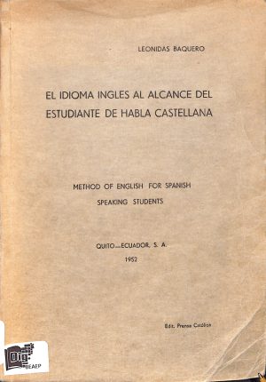 El idioma inglés a alcance del estudiante de habla castellana