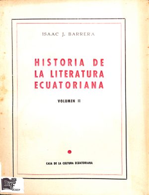 Historia de la literatura ecuatoriana Volumen II